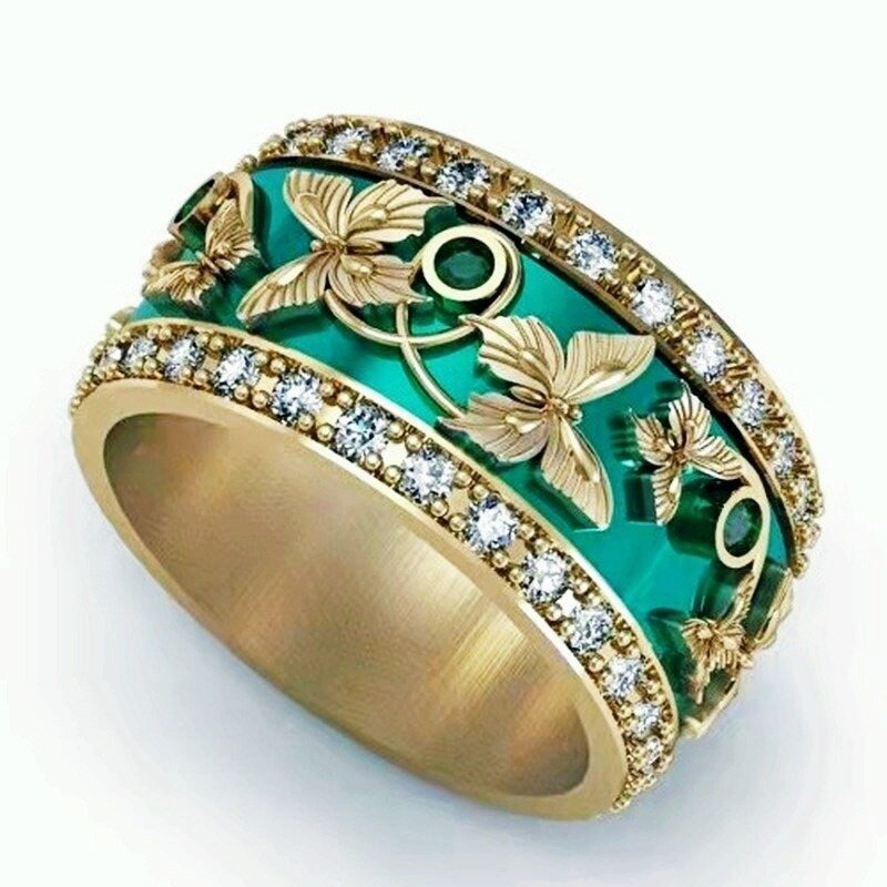 925 Sterling Silver Enchanted 3D Butterfly Ring