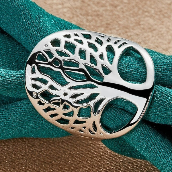 925 Sterling Silver Tree Of Life Hollow Ring