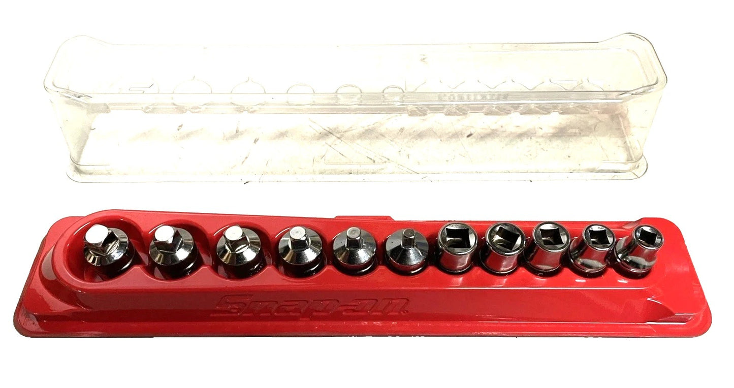 Snap-On 11pc PAKTY240 W/ Red Magnetic Socket Tray