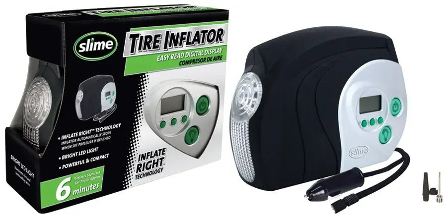 Slime digital tire inflator 40022 & repair reaming tool
