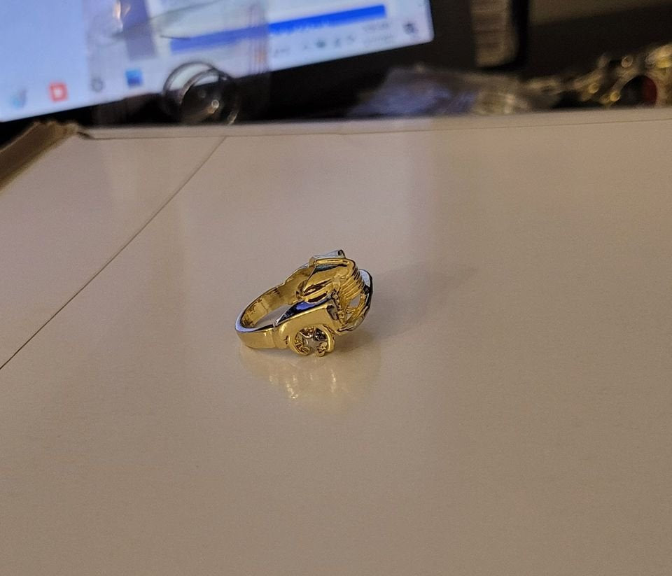 Two-tone Mechanical Precision Car Model ring