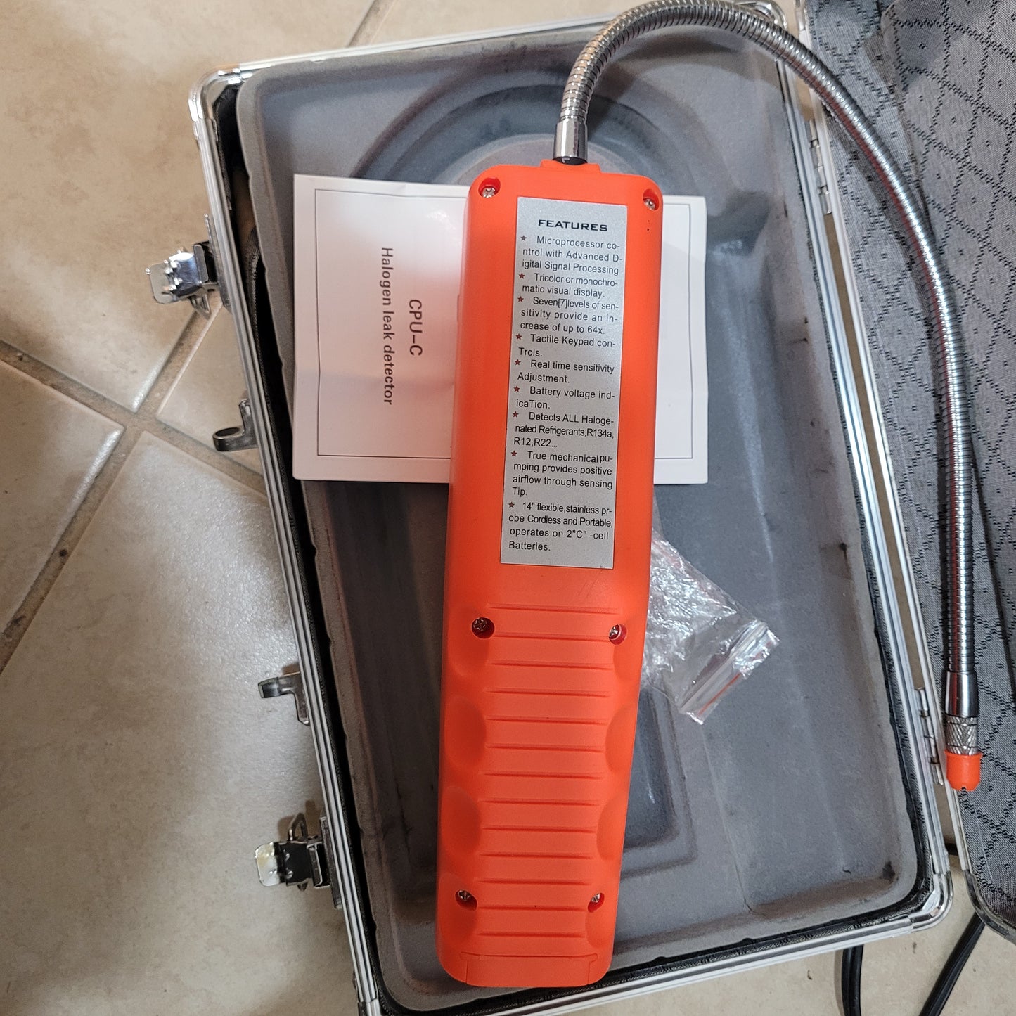 Delicacy CPU-C Automatic Halogen Leak Detector - Never Used