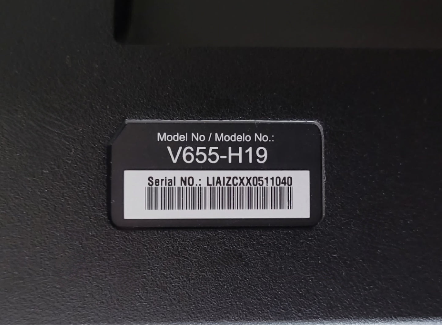 Vizio 65" 4K Smart TV V655-H19 & 2 Remotes