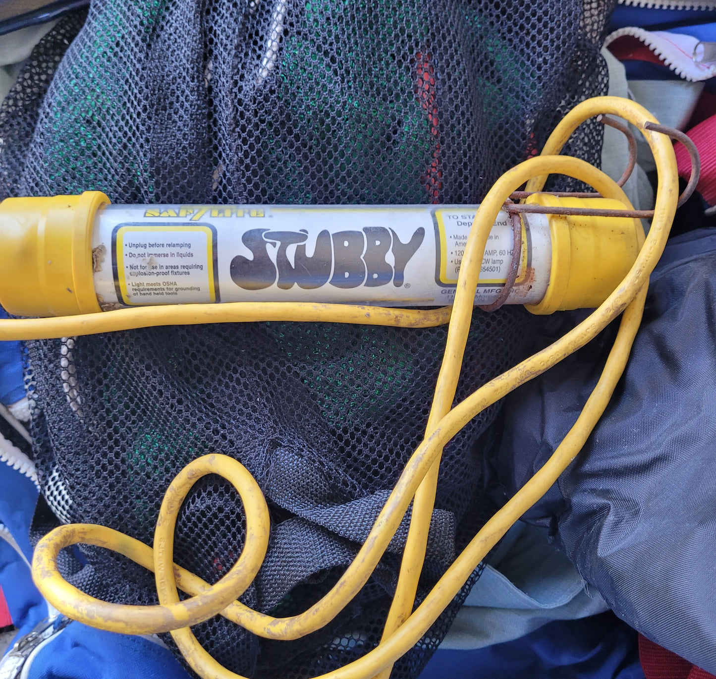Stubby 120 Volt Fluorescent Work Light