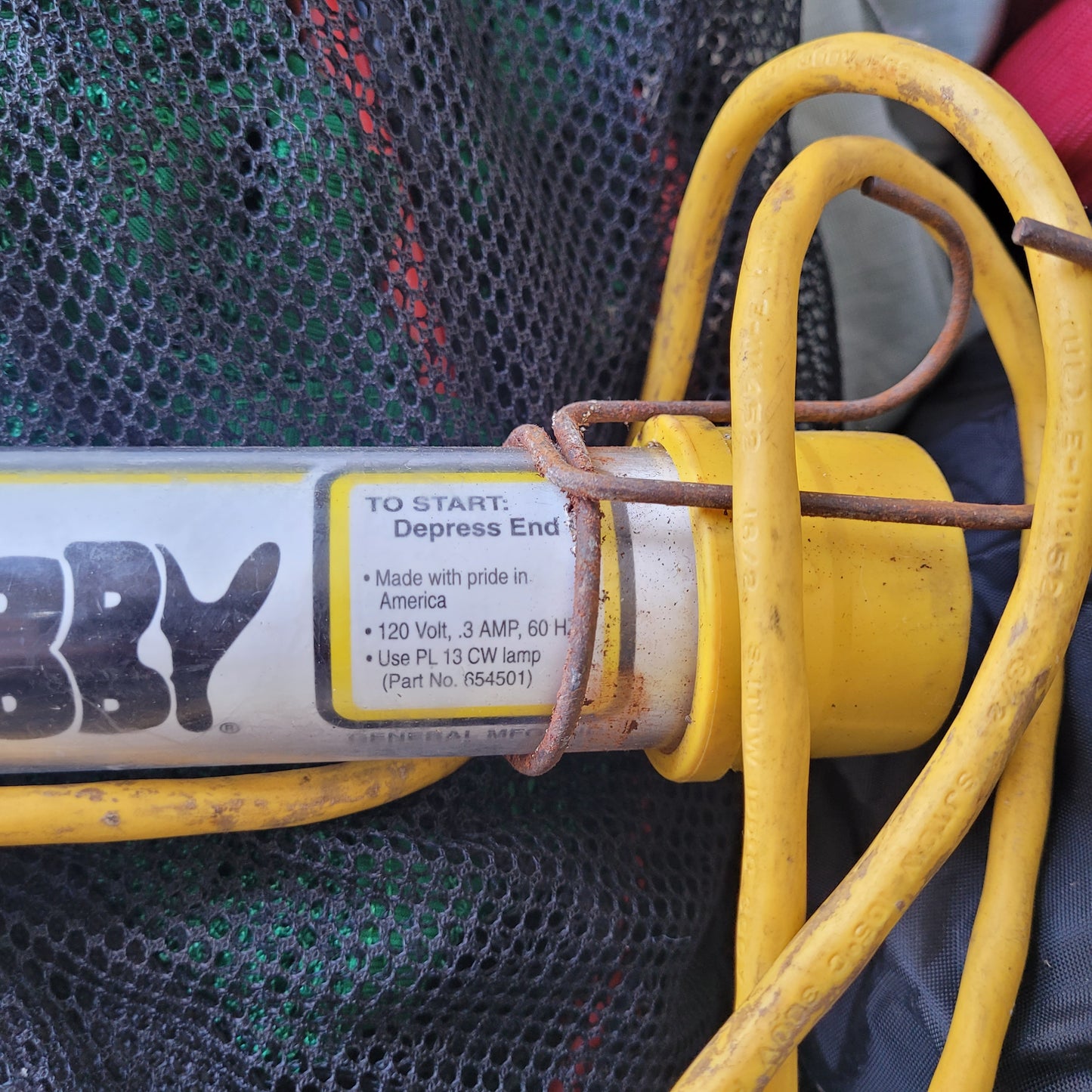 Stubby 120 Volt Fluorescent Work Light