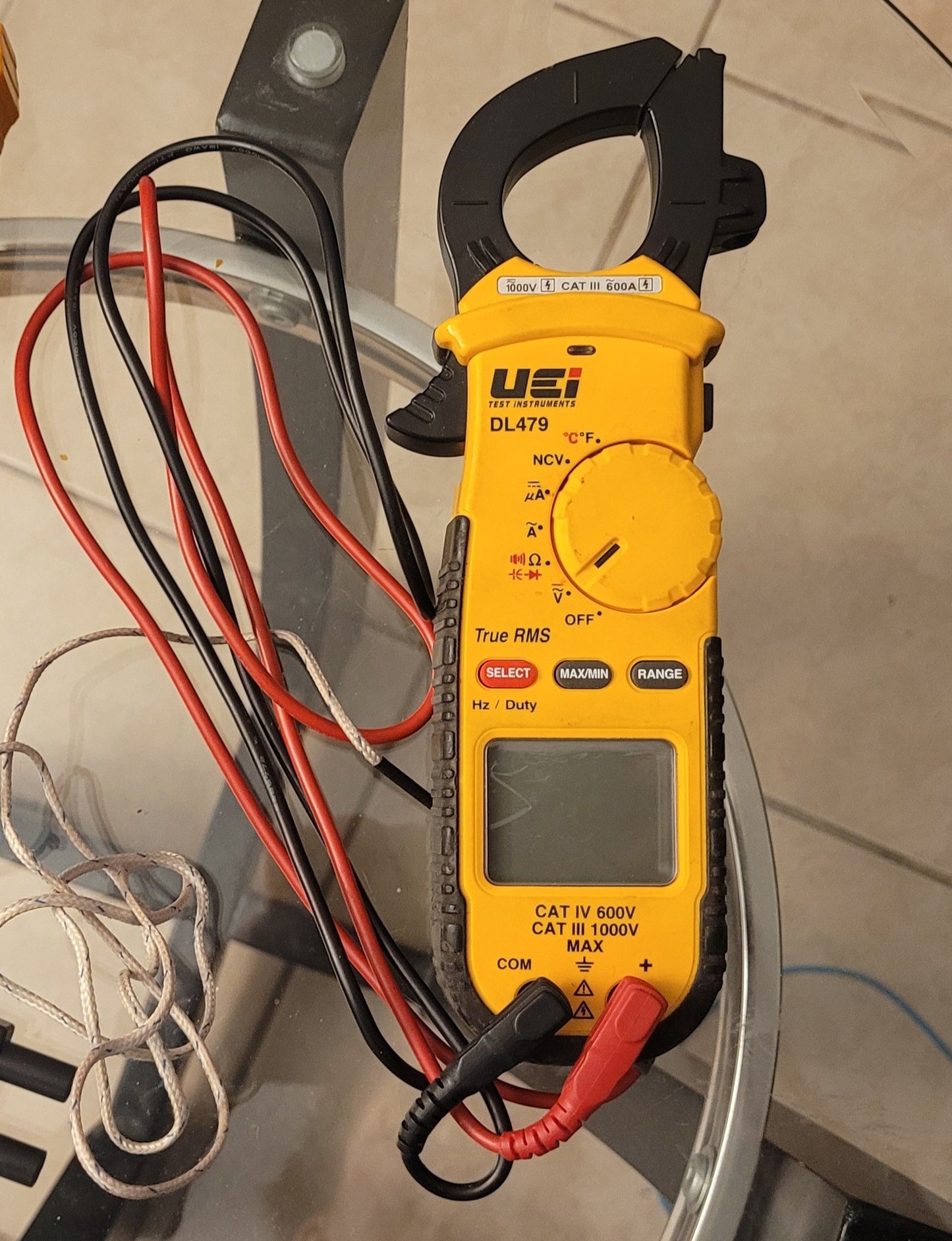 UEi DL479 HVAC Clamp Meter w/ Leads & Probe