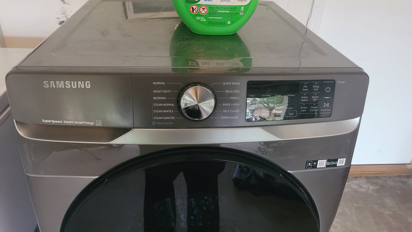 Samsung Wireless SmartThings Washer and Dryer Set - Platinum