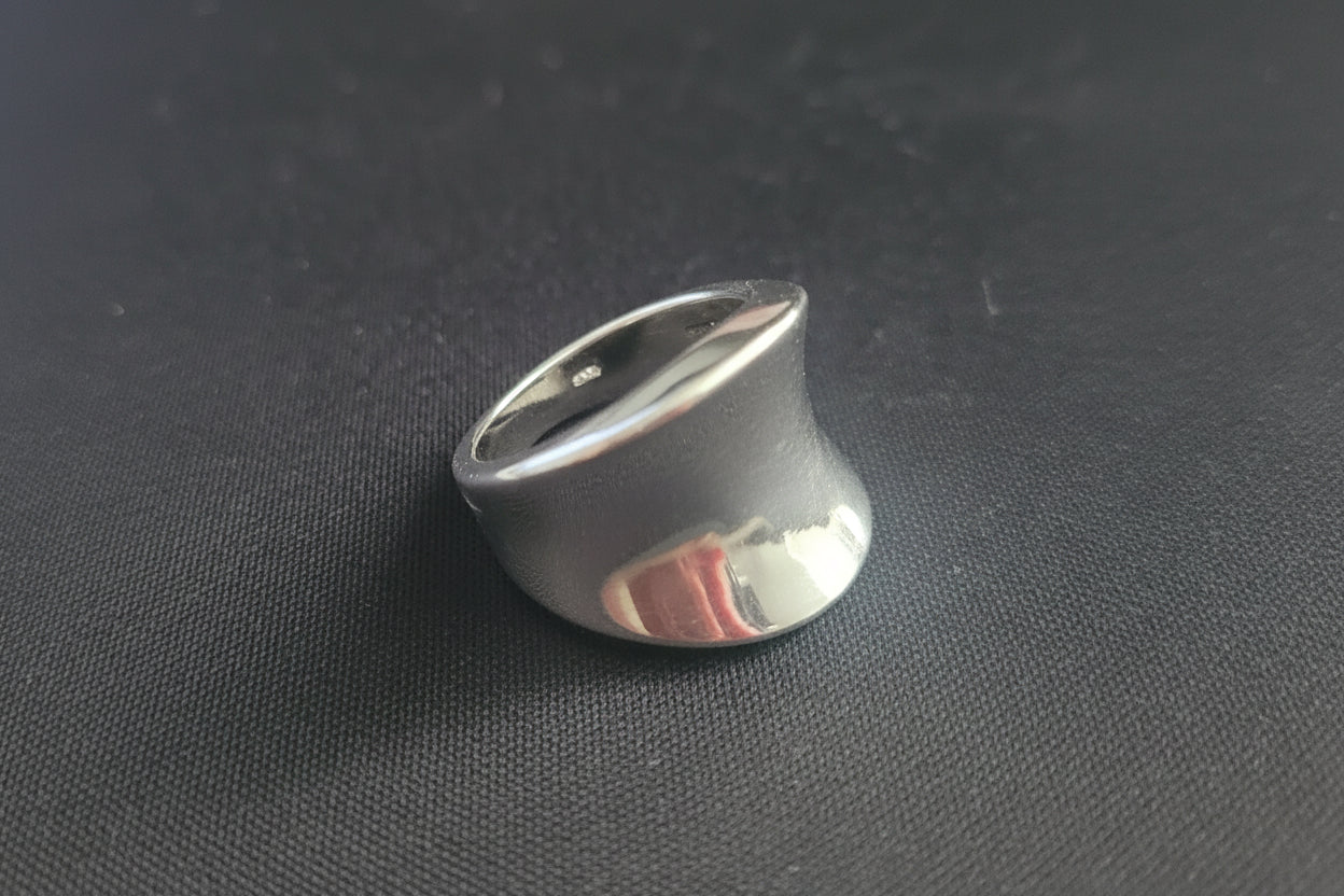 925 Sterling Silver Smooth Thumb Ring