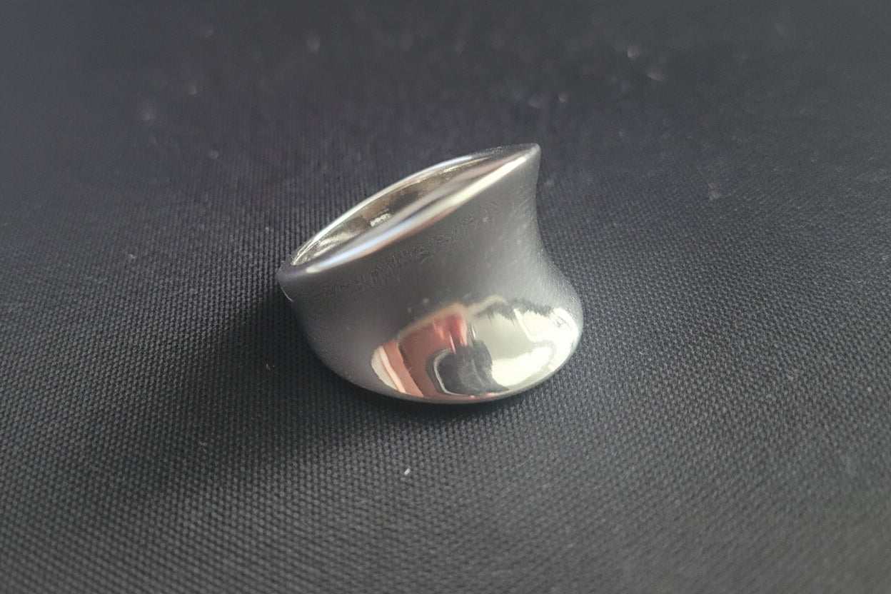 925 Sterling Silver Smooth Thumb Ring