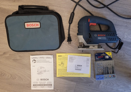 Bosch JS260 Jigsaw & Bonus 9pc Blade Set