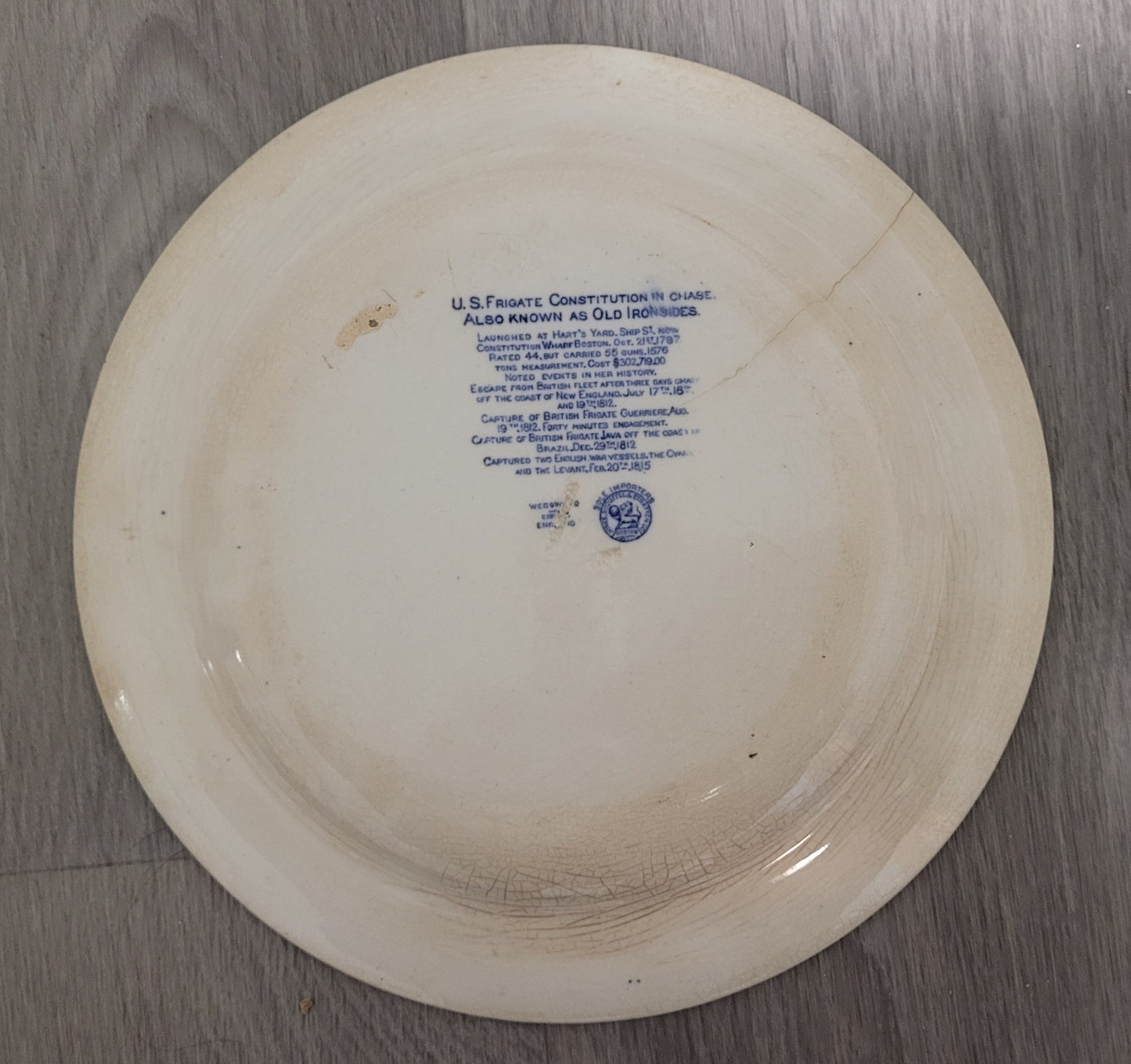 US Frigate Plate