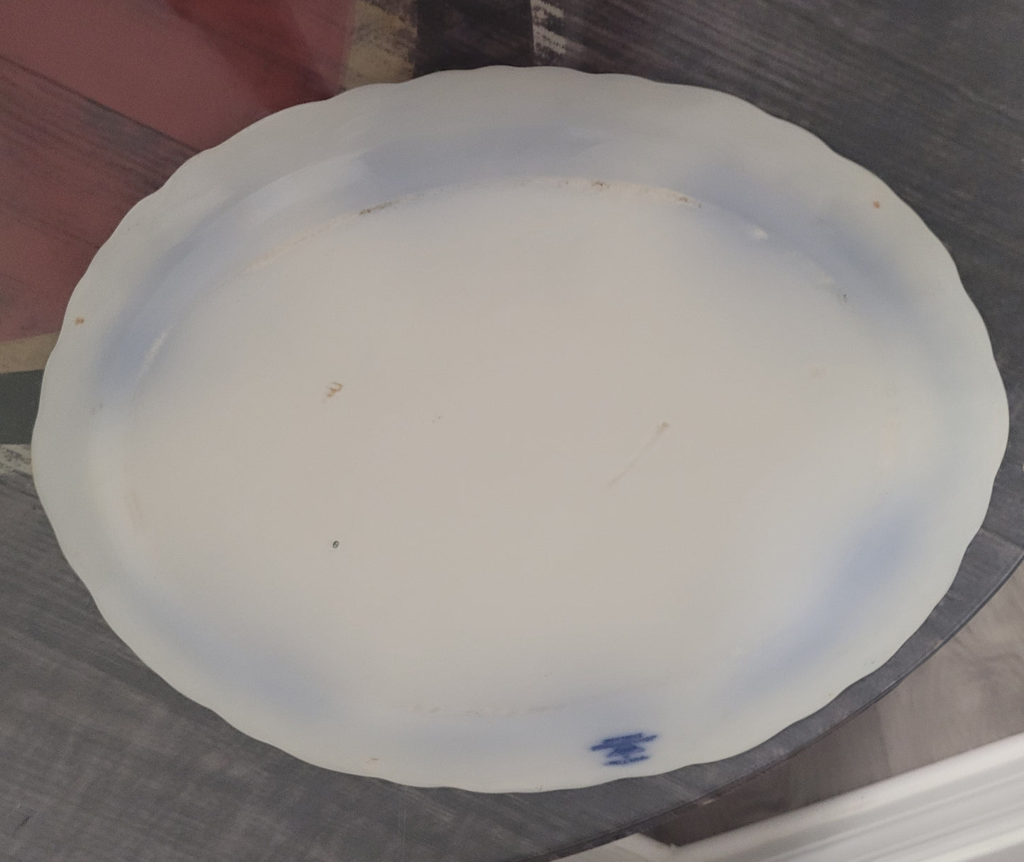 14" Johnson Bros Fulton Flow Blue Platter