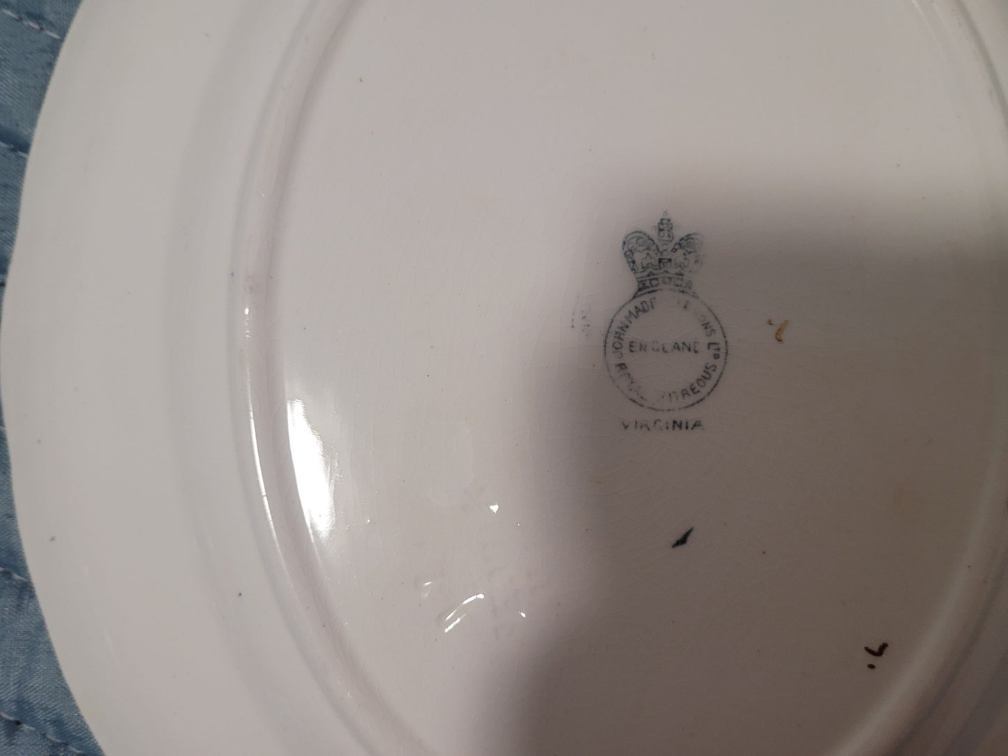 Antique John Maddock Virginia Platter Set