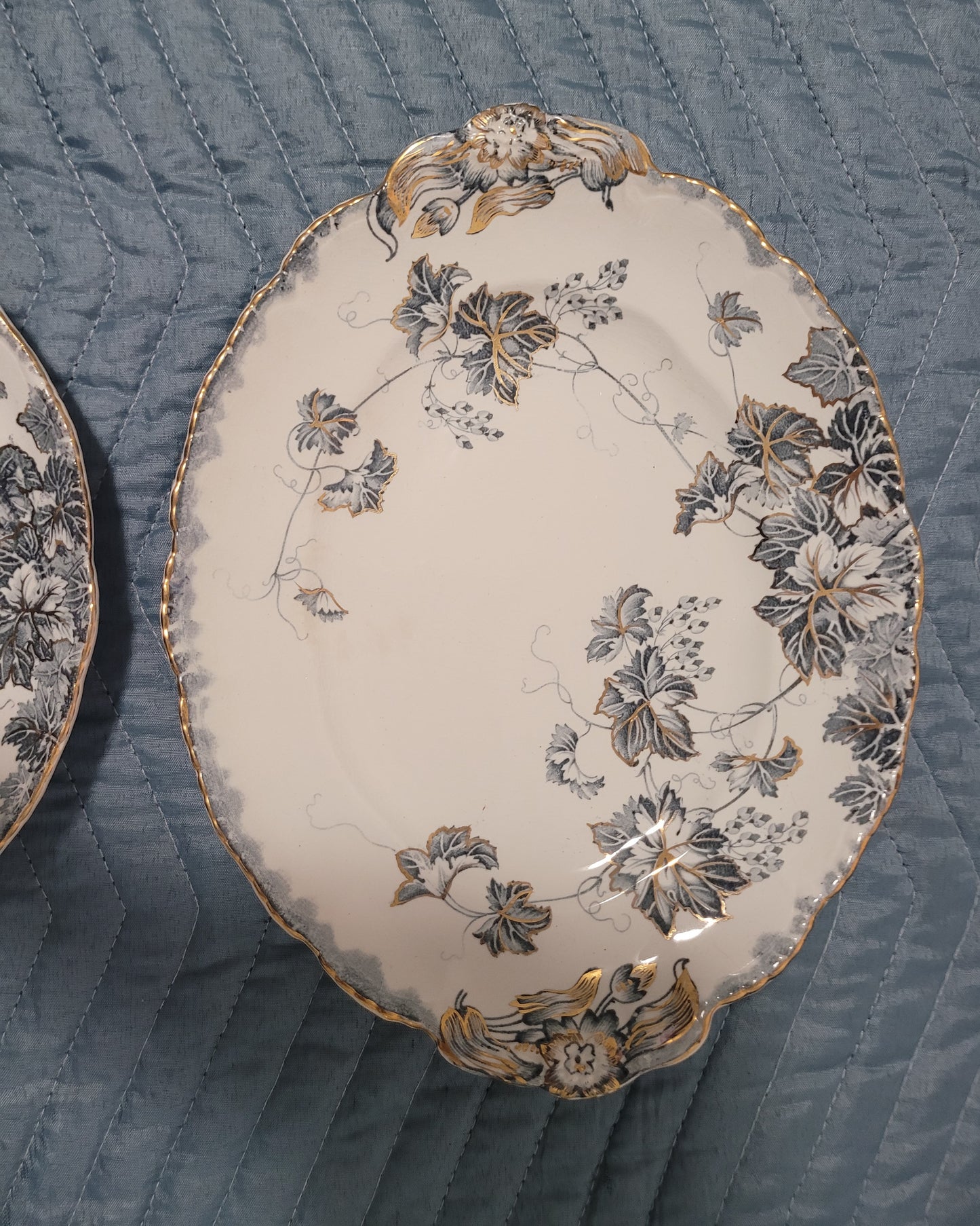 Antique John Maddock Virginia Platter Set
