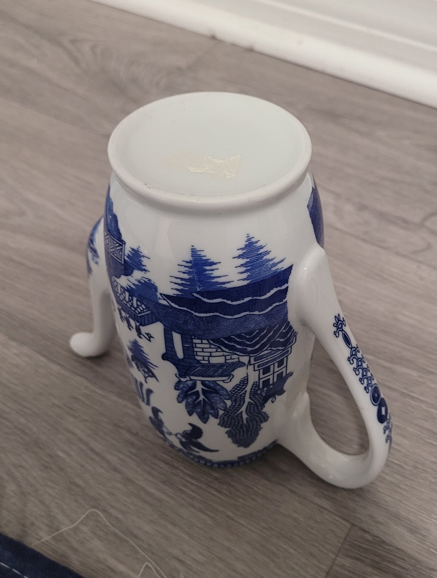 Antique Blue Teapot