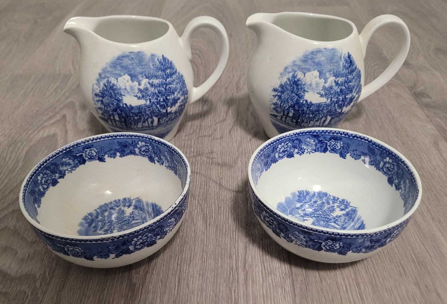 Vintage Old English Staffordshire Ware Set