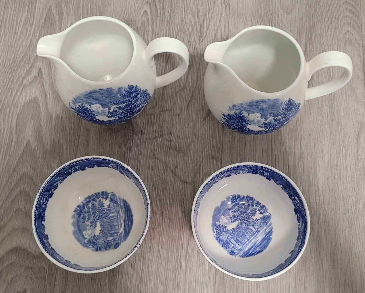 Vintage Old English Staffordshire Ware Set
