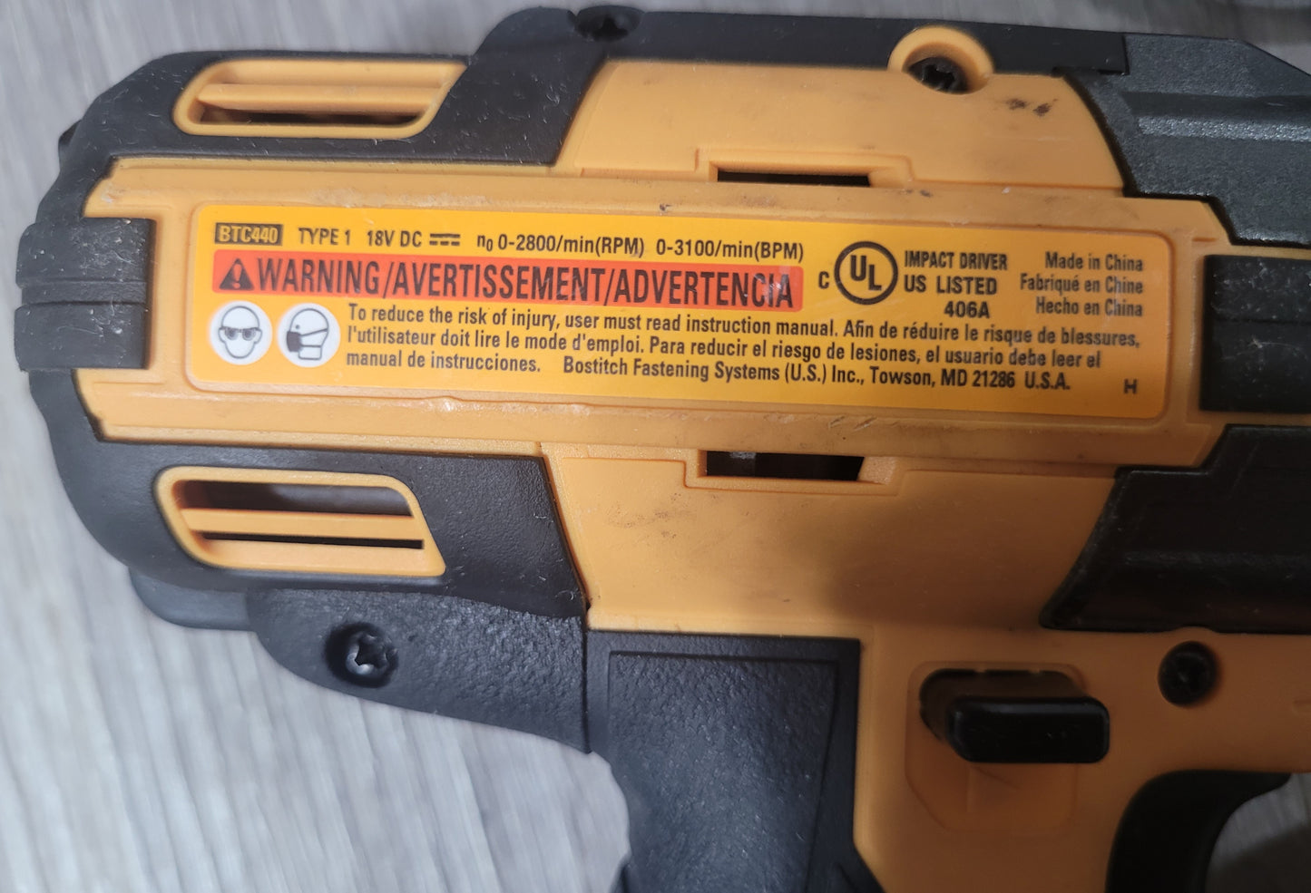 Bostitch 18V 2-Tool Cordless Combo Kit