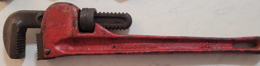 Pittsburgh 14" Steel Pipe Wrench -Straight Jaw 2" Capacity- Item #61349