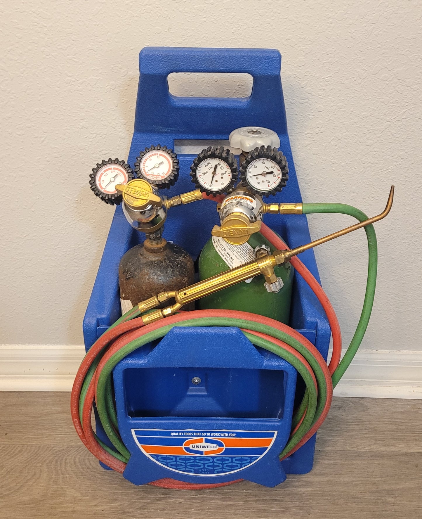 Uniweld Portable Oxy-Acetylene Welding, Brazing, and Cutting Kit