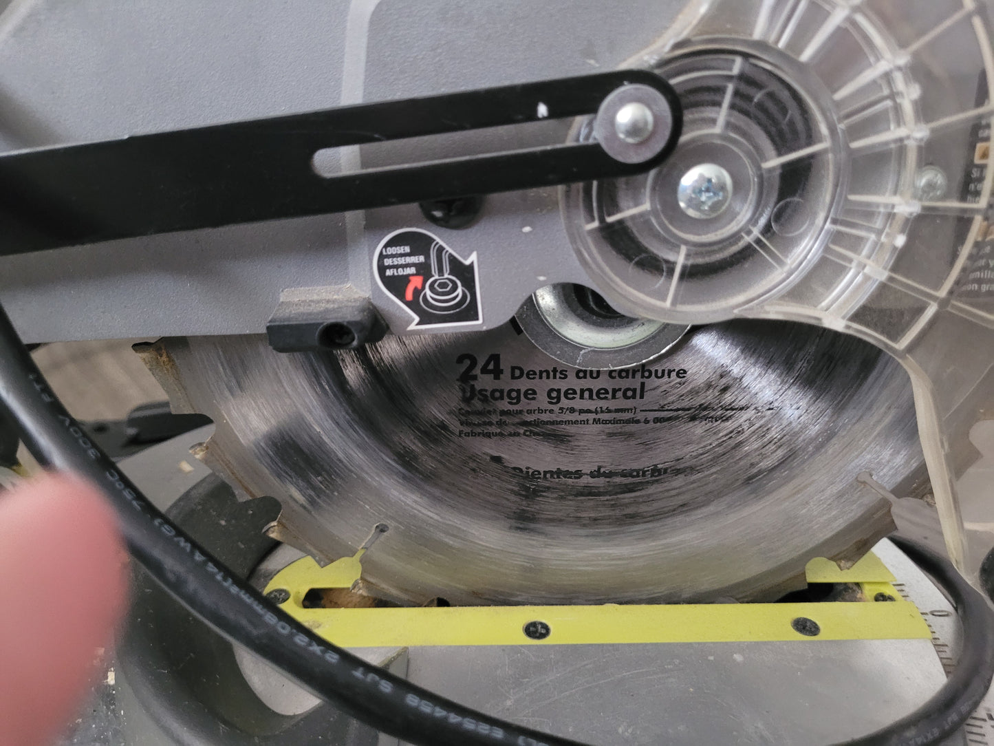 RYOBI TS1345L 10" Compound Miter Saw with Laser