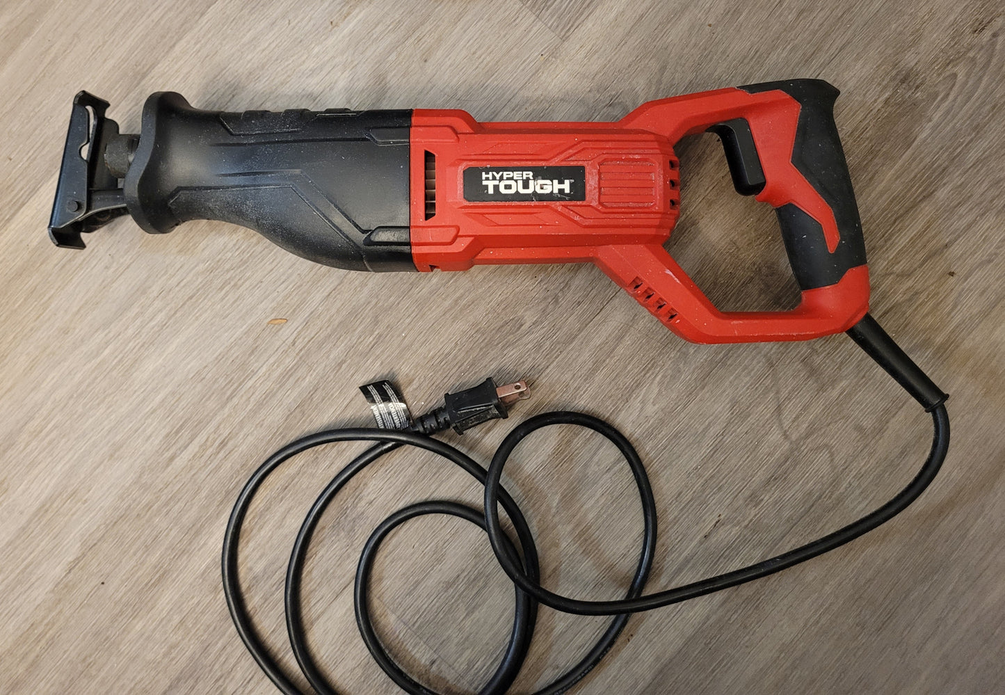 Hyper Tough Reciprocating Saw, Bag & 5 Blades