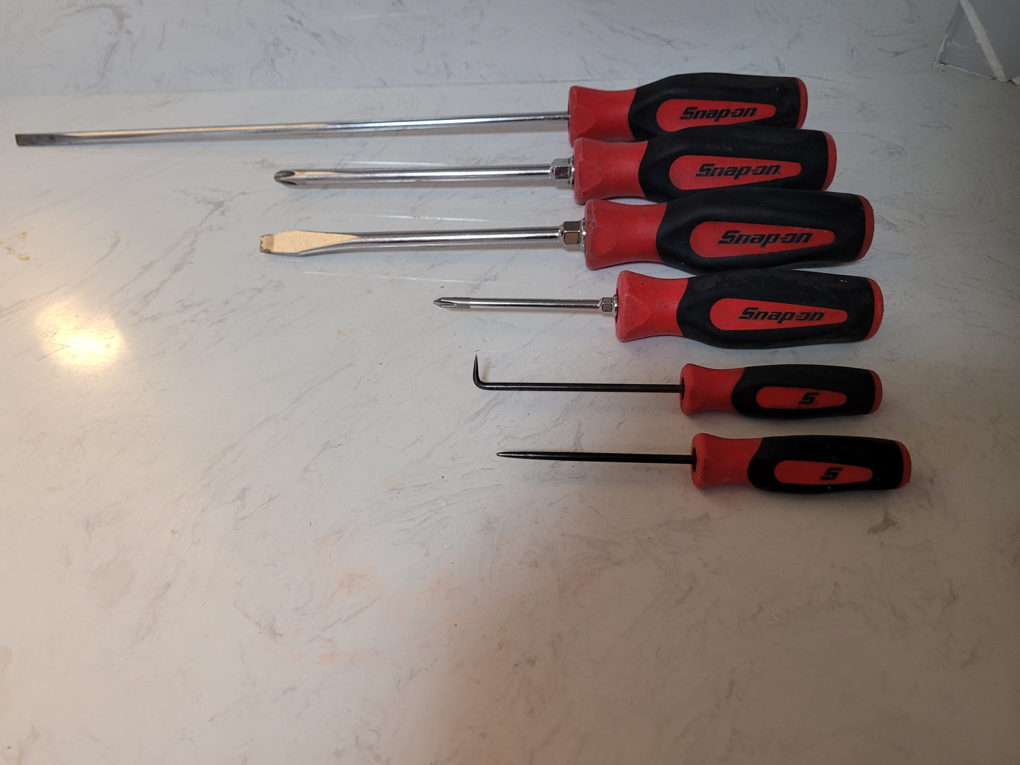 Snap-on 6pcs Four Screwdrivers & Two Precision Pick Tools Set