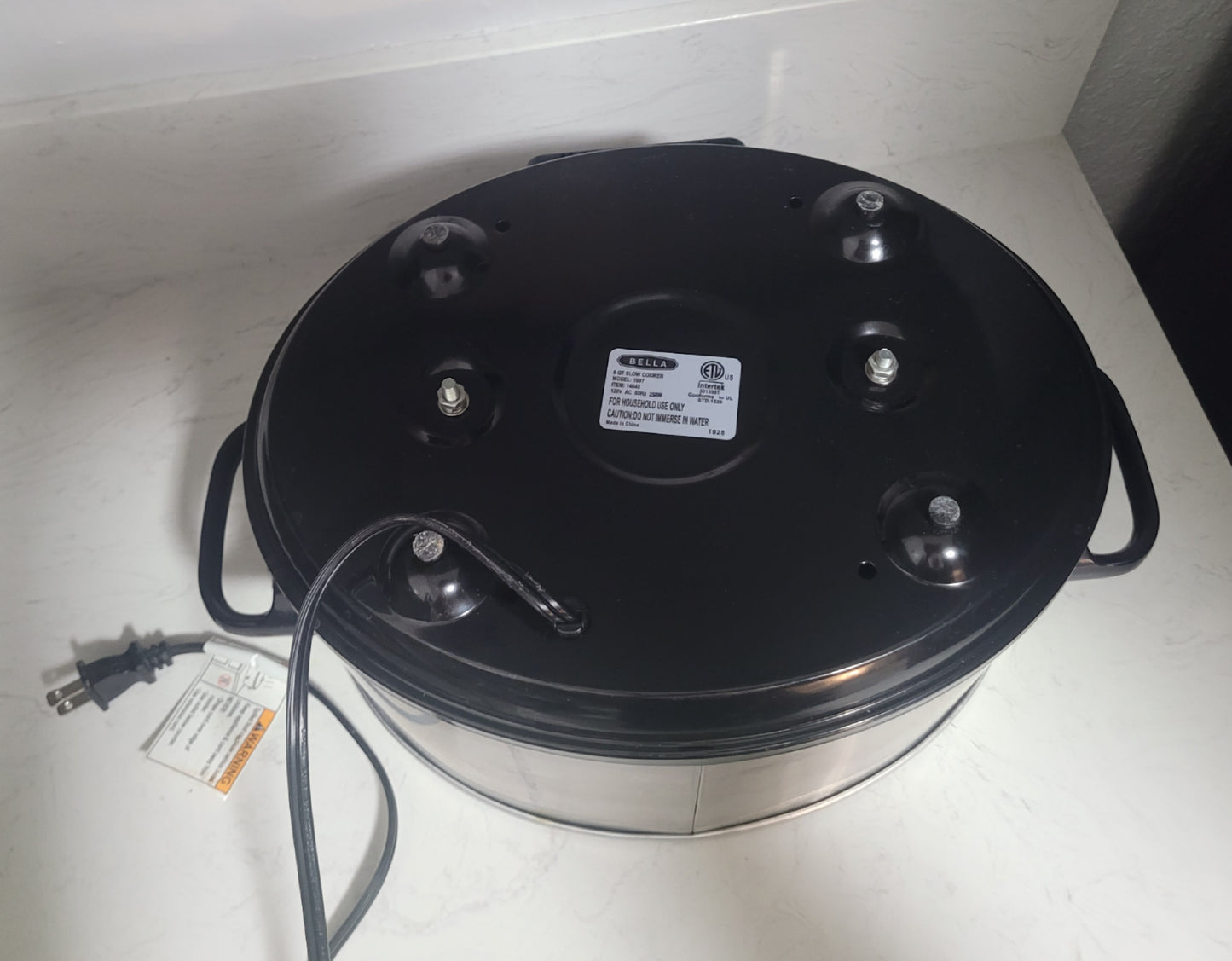 Bella 6 QT Slow Cooker Crock-Pot