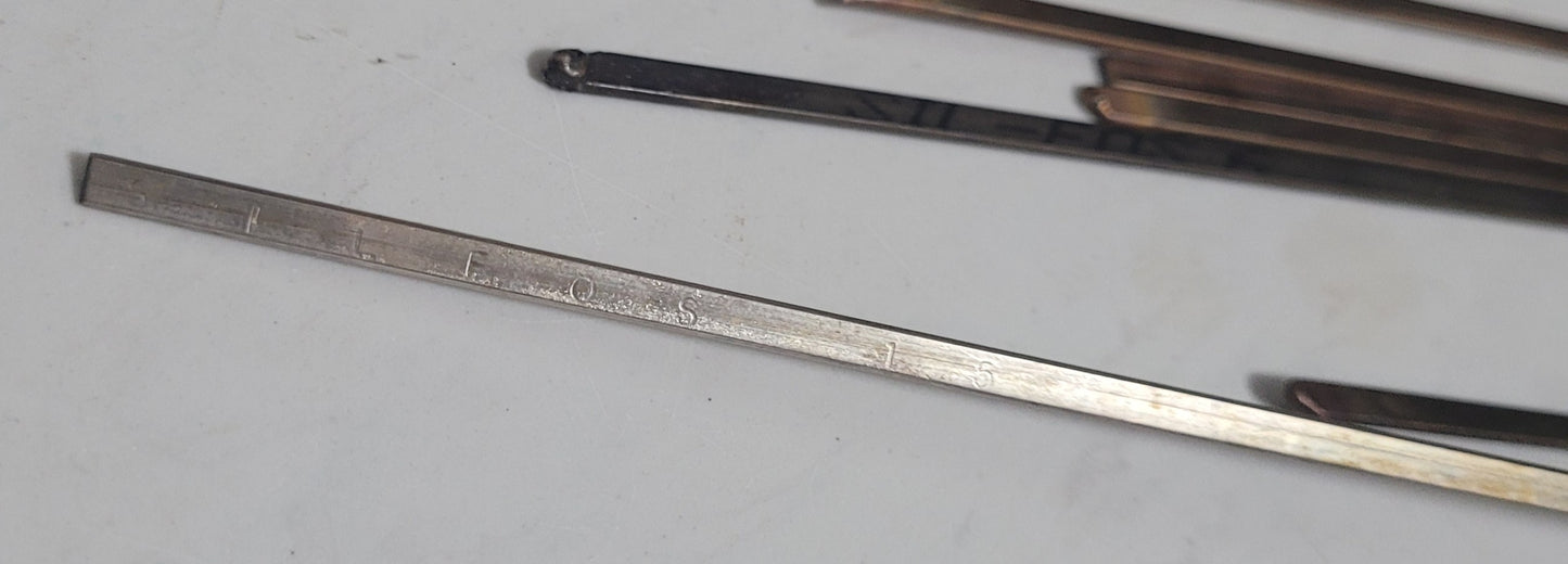 Harris & Sil-Fos 15% / 6% Silver Brazing Rods Partials Lot