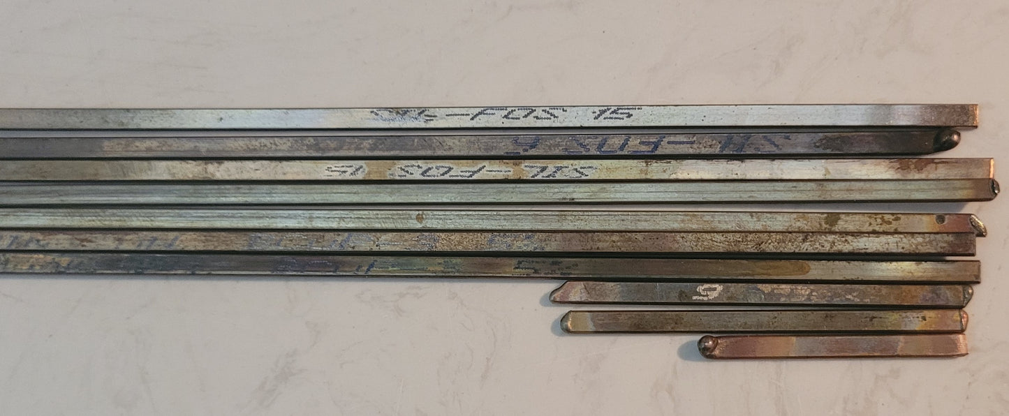 Harris & Sil-Fos 15% / 6% Silver Brazing Rods Partials Lot