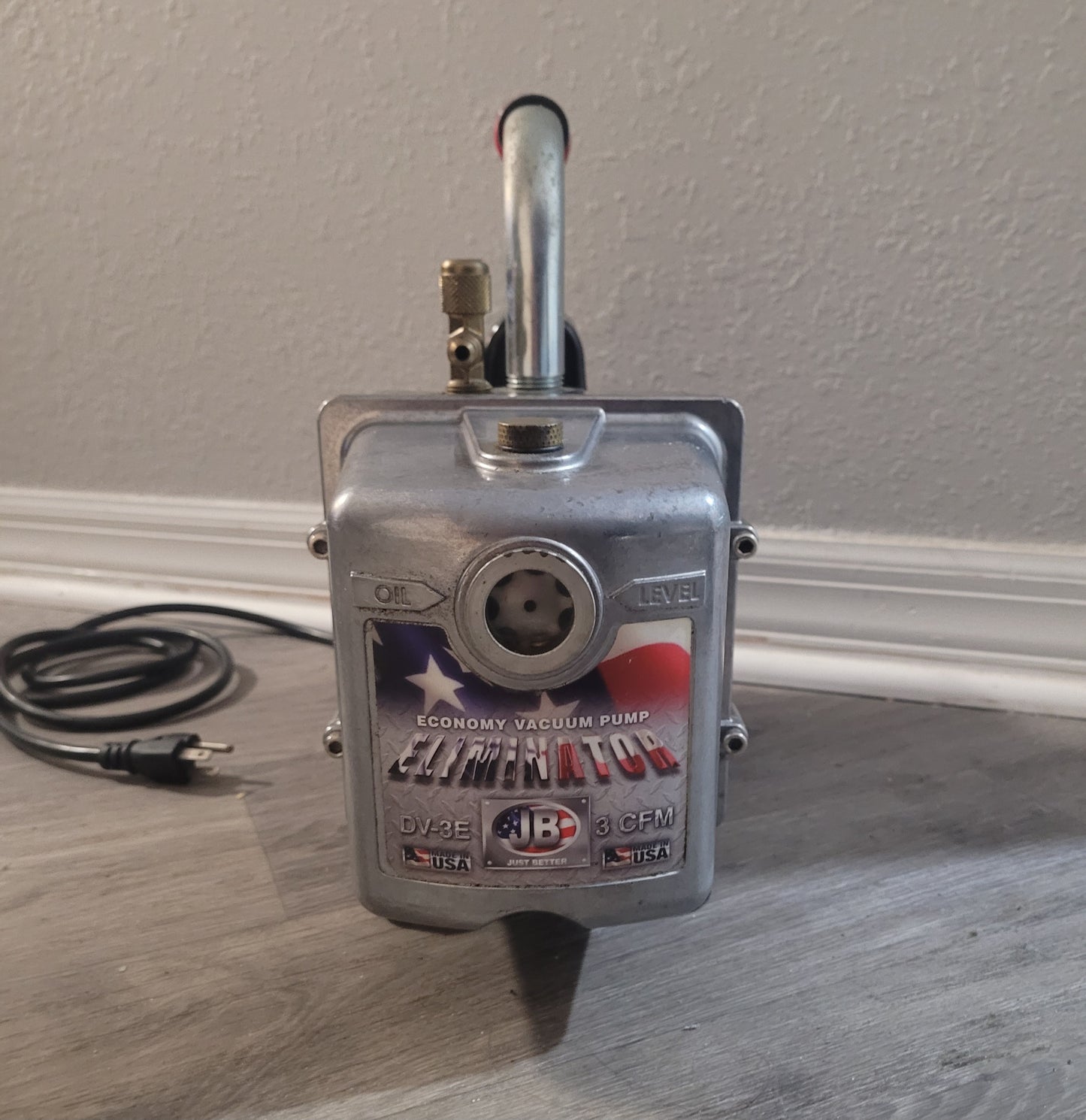 JB Eliminator Vacuum Pump HVAC DV-3E 3 CFM
