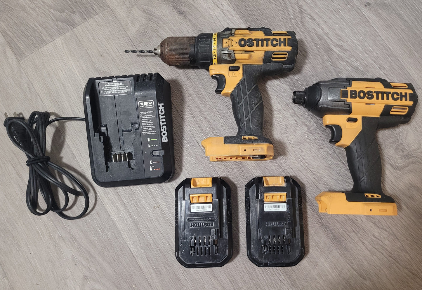 Bostitch 18V 2-Tool Cordless Combo Kit