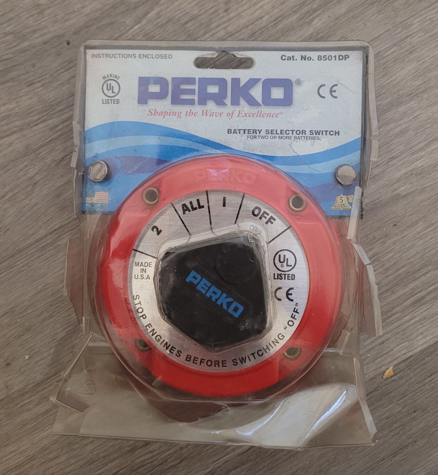 Perko Marine Battery Selector Switch 8501DP