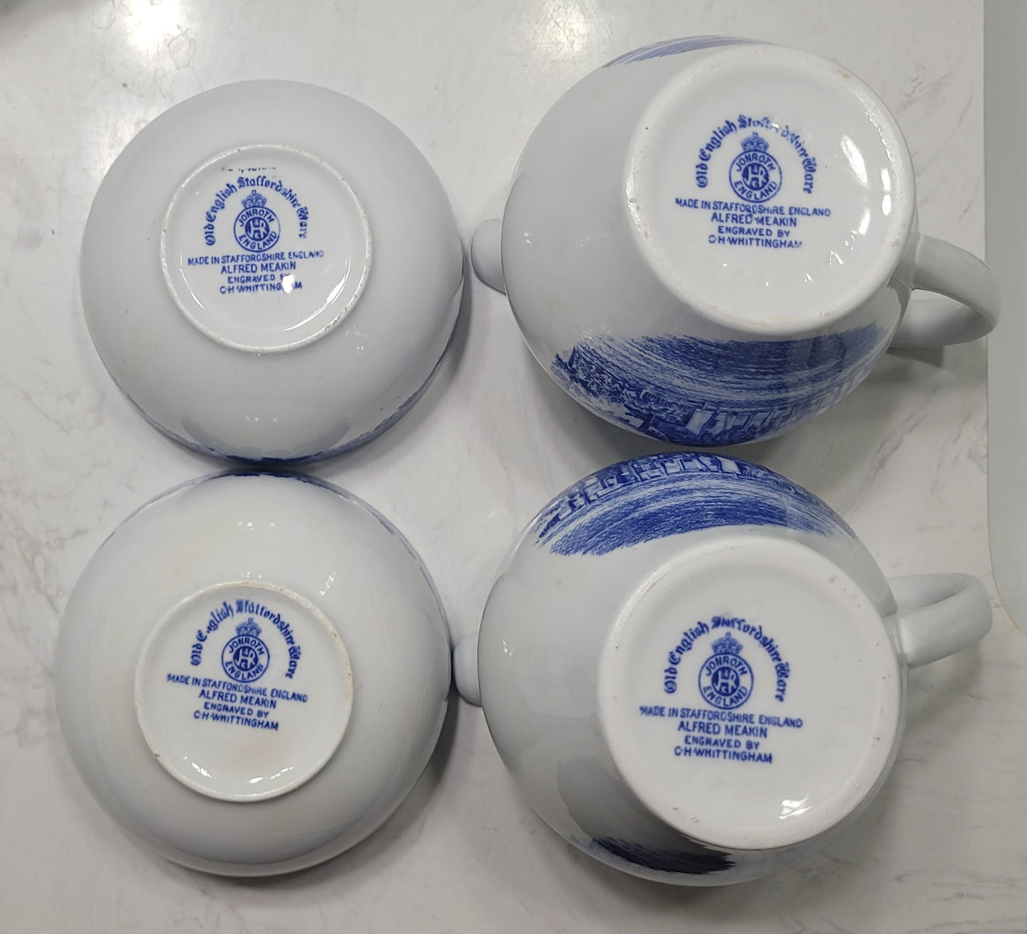Vintage Old English Staffordshire Ware Set