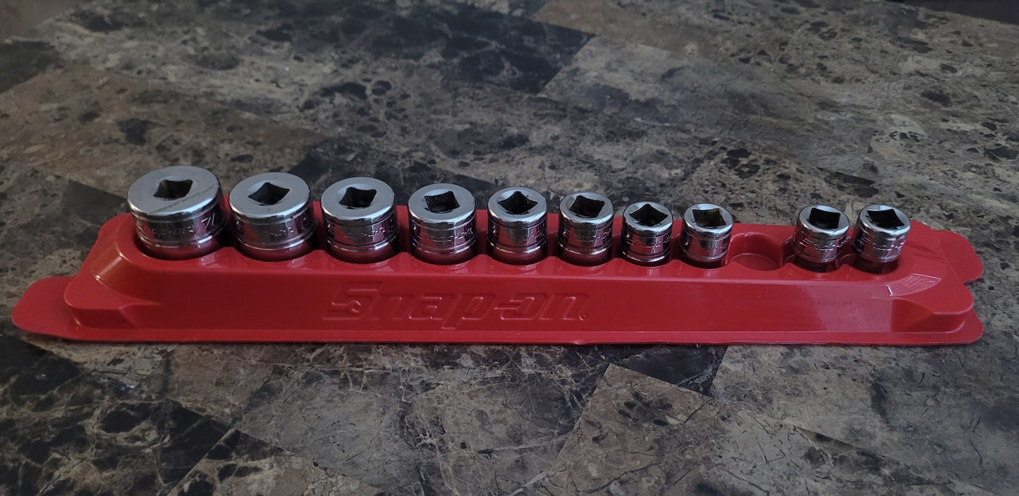 Snap-On 10pc PAKTY240 W/ Red Magnetic Socket Tray