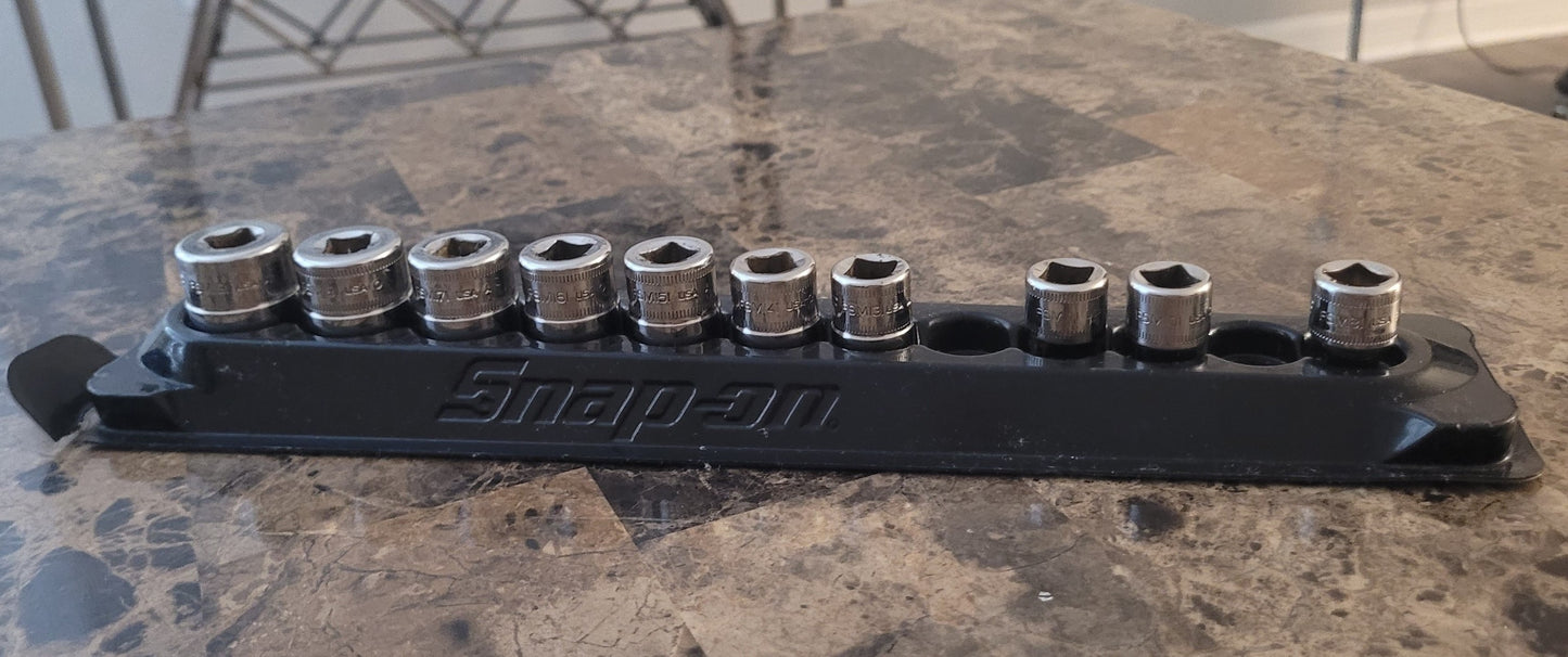 Snap-On 10pc PAKTY231 W/ Black Magnetic Socket Tray