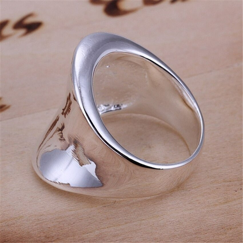 925 Sterling Silver Smooth Thumb Ring