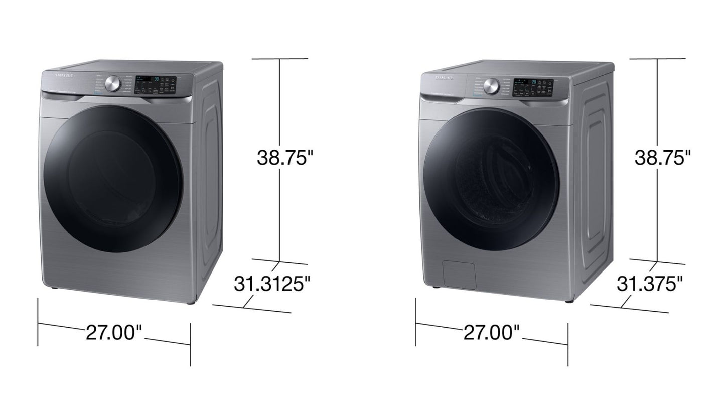 Samsung Wireless SmartThings Washer and Dryer Set - Platinum