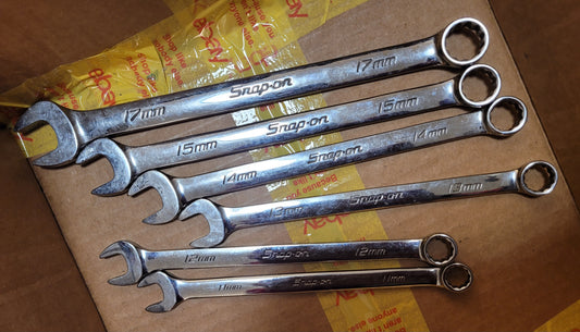 Snap-on 6pc 12-Point Wrench Set 11-15 & 17 mm