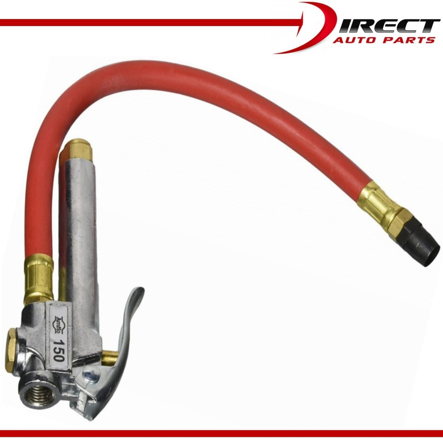 Amflo 101 Inflator Gauge, HD, Swivel Dual Foot Chuck Solid brass bar cali 120PSI