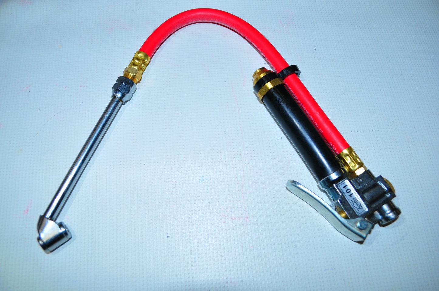 Amflo 101 Inflator Gauge, HD, Swivel Dual Foot Chuck Solid brass bar cali 120PSI